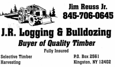 J.R. Logging and Bulldozing<br />E-mail: jhrlog@gmail.com<br />Call or Text: (845) 706-0645